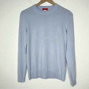 Jennie Liu Cashmere Crewneck Sweater Light Blue size Small